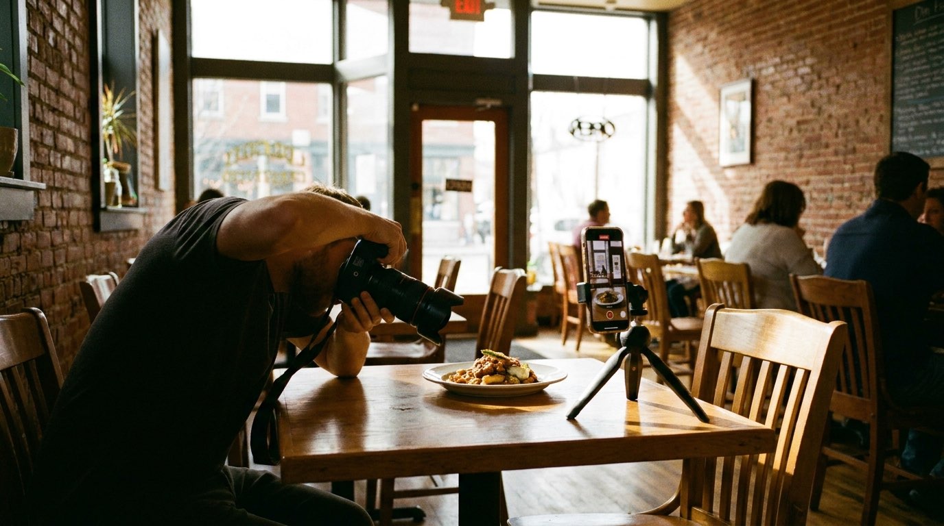 Restaurant media day content shoot in Cincinnati